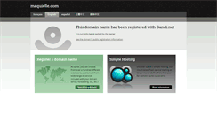 Desktop Screenshot of maquielle.com